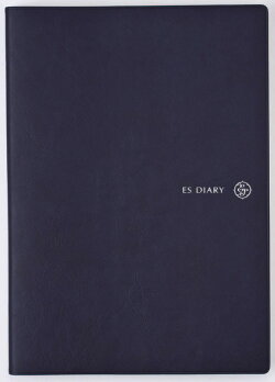 ES　18　A6　ウィークリーノート　ネイビー（2018年度）