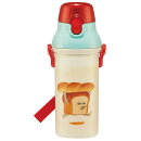 パンどろぼう　水筒 子供 プラ直飲みボトル 470ml 抗菌仕様 PSB5SANAG