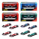ホットウィール(Hot Wheels) プレミアム レース 2パックアソート ミニカー 1:64スケール 4パック 計8台 BOX販売 14…