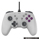 CYBER ・ レトロスタイル ゲームパッド 4B 有線タイプ （ Switch2 ／ Switch 用） レトログレー
