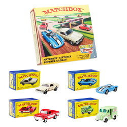 マッチボックス(Matchbox) 　マテル80周年 4パック 乗り物おもちゃ ミニカー 4台入り 3歳から マルチ JHB37