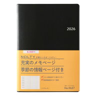 能率 2026年4月始まり ウィークリー手帳 NOLTY(ノルティ) リフレ3（ブラック）9627