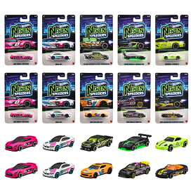 ホットウィール(Hot Wheels)　ネオン・スピーダーズ アソート 乗り物おもちゃ ミニカー 10台入り BOX販売 3歳から マルチ HLH72-986G