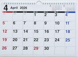 2026年版 4月始まり T61 エコカレンダー壁掛 高橋書店A4サイズ壁掛タイプ