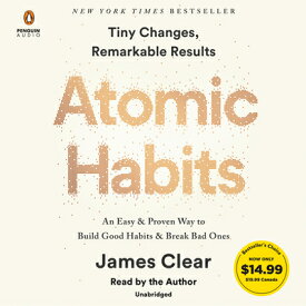 ATOMIC HABITS(CD) [ JAMES CLEAR ]