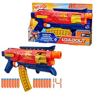 ハズブロ（Hasbro）ナーフ ロードアウト シャドースピード・レコン ブラスター、ダーツストレージアタッ…