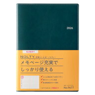 能率 2026年4月始まり ウィークリー手帳 NOLTY(ノルティ) エクリA5-4日曜始まり（コーラルリーフ）9677