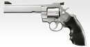 エアーリボルバー（10才以上）コルトパイソン.357マグナム PPCカスタム＜6インチ・ステンレスモデル＞ (トイガン エ…