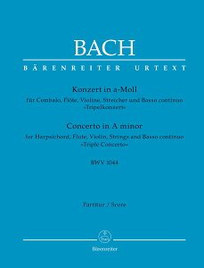 �y�A���y���z�o�b�n, Johann Sebastian: �`�F���o���A�t���[�g�ƃo�C�I�����̂��߂̎O�d���t�� �C�Z�� BWV 1044/���T��/Kilian��: �w���җp��^�X�R�A [ �o�b�n, Johann Sebastian ]