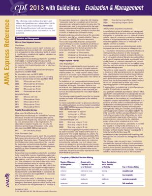 楽天ブックス: CPT 2013 Express Reference Coding Card E/M - American Medical ...