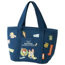 ディズニー ズートピア ヴィンテージ　ランチバッグ 保冷 キャラクター デニム トート バッグ