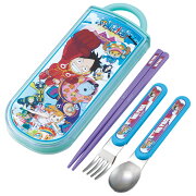 ワンピース 24　こども用 おはし スプーン フォーク トリオセット 子供 カトラリー 抗菌 食洗機対応 TACC2AG