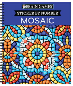 Brain Games - Sticker by Number: Mosaic (20 Complex Images to Sticker) BGSBN MOSAIC 20 COMPLEX IMAGES （Brain Games - Sticker by Number） [ Publications International Ltd ]
