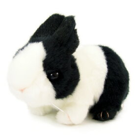 りくのなかまたち ぬいぐるみ ウサギ ブラック