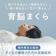 【楽天ブックス限定専売品】子どものための「育脳まくら」！ 頭と首を正しく支えて整え、頭部の熱と汗を…