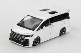 MINI-GT 1/64 Toyota ヴェルファイア 40 KUHL ホワイト(右ハンドル) 【MGT01180-R】 (ミニカー)