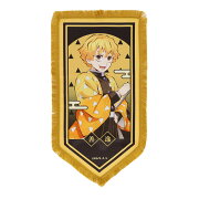 【グッズ】アニメ「鬼滅の刃」 我妻善逸 フリンジ付きBIGペナント