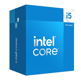 【intel 第14世代 CPU】 Core i5-14400 10コア/16スレッド 最大周波数 4.7GHz LGA1700 日本国内正規品