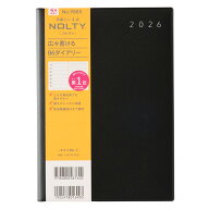 能率 2026年4月始まり ウィークリー手帳 NOLTY(ノルティ) エクリB6-1（ブラック）9885