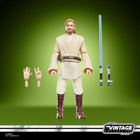 ハズブロ（Hasbro）STAR WARS スター・ウォーズ ヴィンテージコレクション オビ＝ワン・ケノービ、『スター・ウォーズ／クローンの攻撃 (エピソード 2)』プレミアム版 9.5 cm コレクション用アクションフィギュア G2630 正規品
