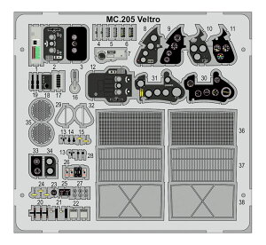 1/32 WW.II C^AR }bL MC.205 xgpGb`Op[c yM32-2z (fBe[Abvp[c)