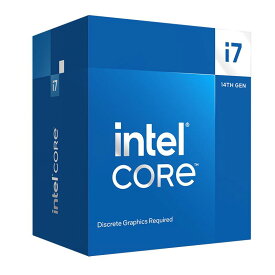 【intel 第14世代 CPU】 Core i7-14700F 20コア/28スレッド 最大周波数 5.4GHz LGA1700 日本国内正規品