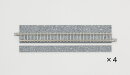 TOMIX ワイドPCレールS140WP (F) (ポイント分岐用) (4本セット) 【1769】 (鉄道模型 ジオラマ)