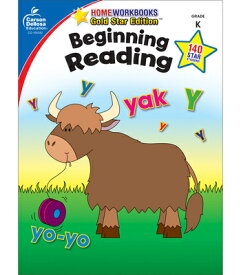Beginning Reading, Grade K: Gold Star Edition Volume 3 BEGINNING READING GRD K-ACTIVI （Home Workbooks） [ Carson Dellosa Education ]