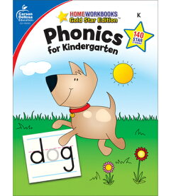 Phonics for Kindergarten, Grade K: Gold Star Edition Volume 12 PHONICS FOR KINDERGARTEN GRD K （Home Workbooks） [ Carson Dellosa Education ]