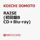 【先着特典】RAISE (初回盤B CD＋Blu-ray)(RAISEステッカーB ( 「タキシードにて」視聴QRコード付 )) [ KOICHI DOMOTO ]