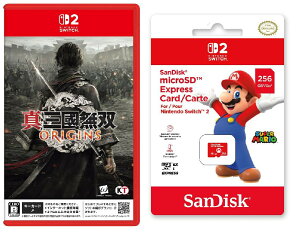 �y�Z�b�g���i�z�^�E�O�����o ORIGINS + SanDisk microSD Express Card 256GB for Nintendo Switch 2