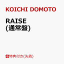 【先着特典】RAISE (通常盤)(RAISEステッカーC ( 「かっこよく踊っていたけど」視聴QRコード付 )) [ KOICHI DOMOTO ]