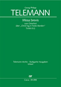 �y�A���y���z�e���}��, Georg Philipp: �~�T�E�u�����B�X �C�Z�� TVWV 9/3/�z�t�}����: �w���җp��^�X�R�A [ �e���}��, Georg Philipp ]