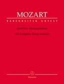【輸入楽譜】モーツァルト, Wolfgang Amadeus: 弦楽五重奏曲全集: KV 174, 515-516, 406, 593, 614/新モーツァルト…