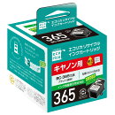 エコリカ キヤノン BC-365/BC-366 BC-365対応リサイクルインク ブラック ECI-C365B 残量表示対応