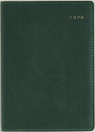 2026年　手帳　4月始まり　No.785　リシェル(R) 5　　[カメリアグリーン]高橋書店　A6判　　ウィークリー…
