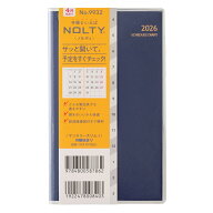 能率 2026年4月始まり 手帳 NOLTY(ノルティ) マンスリースリムーi月曜（ネイビー）9932