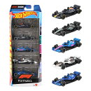 ホットウィール(Hot Wheels) ベーシックカー F1 5カーパック 乗り物おもちゃ ミニカー5台入り 3歳から マルチ JLN11