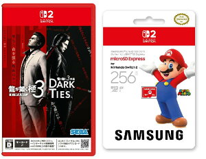 �y�Z�b�g���i�z�����@�� ��3 / �����@��3�O�` Dark Ties�@Switch2�� + Samsung microSD Express Card 256GB for Nintendo Switch 2