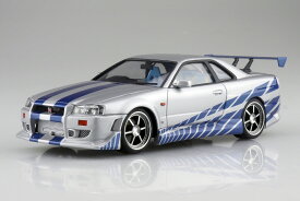 ムービーメカ 1/24 『ワイルド・スピード』 R34 スカイライン GT-R 【WS-02】 (プラモデル)