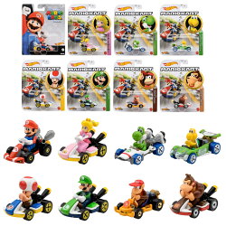 ホットウィール（Hot Wheels） マリオカート アソート 【ミニカー8台入り BOX販売】 【3才~】 987B-GBG25