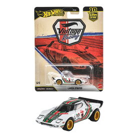 ホットウィール(Hot Wheels) カーカルチャー ヴィンテージレーシング ランチア ストラトス ミニカー 1:64スケール 3歳から JKF26