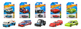 【楽天ブックス限定特典】【セット商品】ホットウィール(Hot Wheels) ベーシックカー フォルクスワーゲン T3 カスタム + ホンダ シビック カスタム + マツダ RX-3 + フェラーリ F40 コンペティツィオーネ + '90 ホンダ シビック EF(アクリルスタンド)