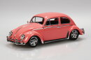 楽プラ スナップキット 1/32 フォルクスワーゲン ビートル カスタム（コーラルピンク） 【20CU-CP】 (プラモデル)