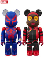 BE＠RBRICK 『SPIDER-MAN: ACROSS THE SPIDER-VERSE』 SPIDER-MAN 2099 ＆ SPIDER-WOMAN 2PCS SET (フィギュア)