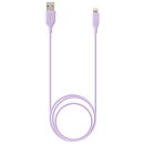 iPhone充電ケーブル ライトニングケーブル 1m パープル 【Apple社 MFi認証】 AMP-003 PR