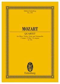 【輸入楽譜】モーツァルト, Wolfgang Amadeus: オーボエ四重奏曲 ヘ長調 KV 370 [ モーツァルト, Wolfgang Amadeus ]