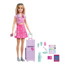 バービー(Barbie)　わくわく りょこうセット きせかえ人形・ハウス ままごと・ごっこ遊び バービー人形 スーツケー…