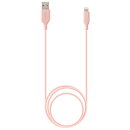 iPhone充電ケーブル ライトニングケーブル 1m ピンク 【Apple社 MFi認証】 AMP-003 PK