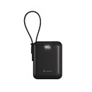 VIONTA Q Black ケーブル内蔵型ウルトラコンパクトモバイルバッテリー10000mAh